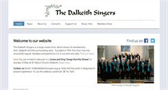 Desktop Screenshot of dalkeithsingers.org.uk